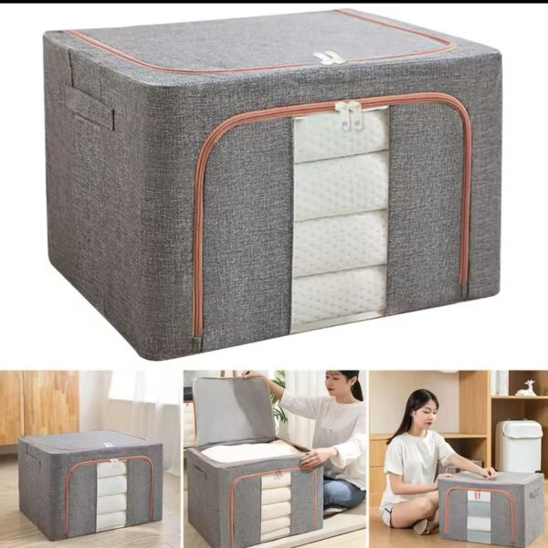 100L Zipped Storage box/Wardrobe Organizer